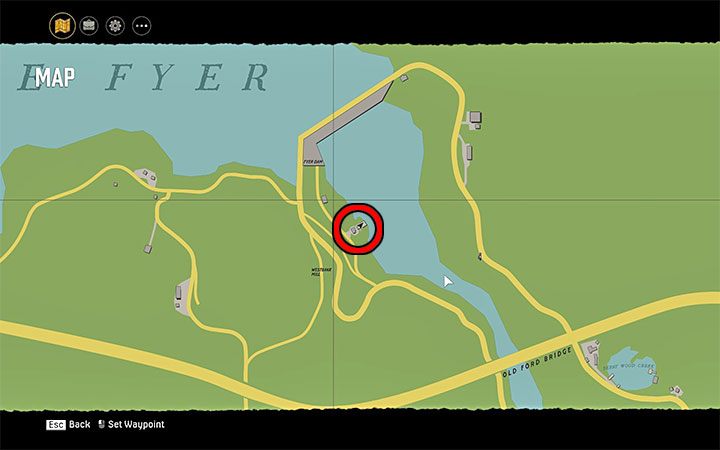 The magazine is located on the pier by the fishing spot south of the Fyer Dam in the countryside - Mafia Definitive Edition: Terror Tales magazines - list and locations - Secrets and finders - Mafia Definitive Edition Guide, Walkthrough