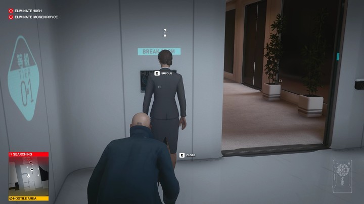 After a moment a woman will come out into the corridor - attack her from behind, stun her and hide her body in the closet in the room you left - Hitman 3: Imogen Royce - how to kill her? Chongqing, China, walkthrough guide - End Of An Era - Chongqing - Hitman 3 Guide