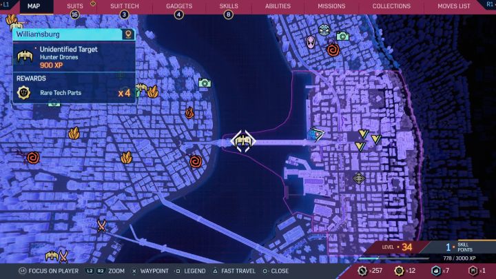Folgen Sie der Drohne, um die Nachricht zu entschlüsseln – Spider Man 2: Alle Standorte nicht identifizierter Ziele – Geheimnisse und Sammlerstücke – Spider Man 2 Guide