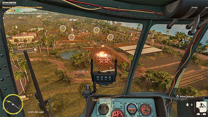 Es gibt insgesamt 8 Felder zu zerstören, und das Spiel markiert die Standorte einiger davon erst, nachdem es sich mit den vorherigen befasst hat – Far Cry 6: Justicia Montero – Komplettlösung – Madrugada – Far Cry 6 Guide