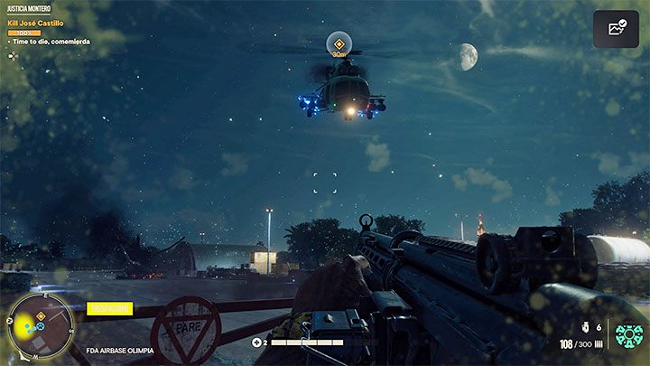 Sie können auch versuchen, den Boss-Helikopter mit einem Volt Supremo zu sabotieren, der ein EMP sendet, aber – Far Cry 6: Justicia Montero – Komplettlösung – Madrugada – Far Cry 6 Guide