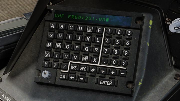 Geben Sie die gewünschte Frequenz auf dem Tastaturfeld ein und bestätigen Sie mit ENTER – DCS AH-64D Apache: Funkkommunikation – wie verwendet man Funkgeräte?  - Systeme und Sensoren - DCS AH-64 Apache Guide