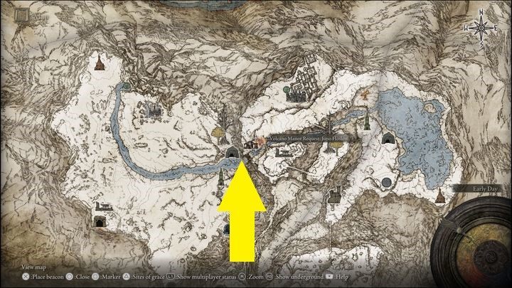 Der Große Wyrm Theodorix befindet sich im Geweihten Schneefeld, in der Nähe der Höhle des Forlon – Elden Ring: Magma Wyrm Makar – Boss, wie kann man ihn besiegen?  – Liurnia of the Lakes – Elden Ring Guide