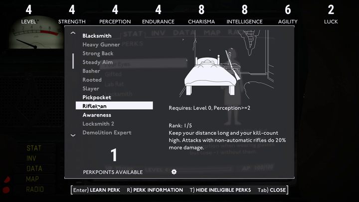 Voraussetzungen: Level 0, Wahrnehmung &gt - Fallout London: Beste Perks - Grundlagen - Fallout London Guide