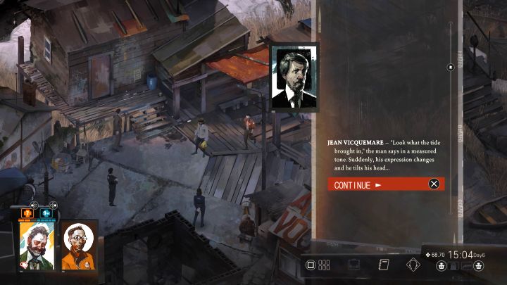 Wenn Sie an die Westküste zurückkehren, speichern Sie Ihr Spiel, da Sie in Kürze zur Schlussszene gelangen, die nicht unterbrochen werden kann – Disco Elysium: Die Rückkehr – Komplettlösung – Ruby und der Schütze – Disco Elysium-Handbuch