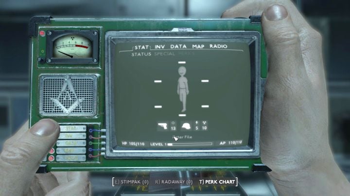 Von nun an können Sie den PipBoy-Bildschirm durch Drücken der TAB-Taste aufrufen, um - Fallout London: Wie bekomme ich einen PipBoy? - Ausrüstung - Fallout London-Handbuch