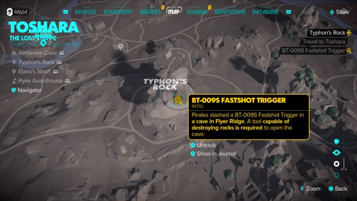 3 – Star Wars Outlaws: Wo finde ich den BT-009S Fastshot Trigger in Typhon Rock? – Quests und Daten – Star Wars Outlaws Guide