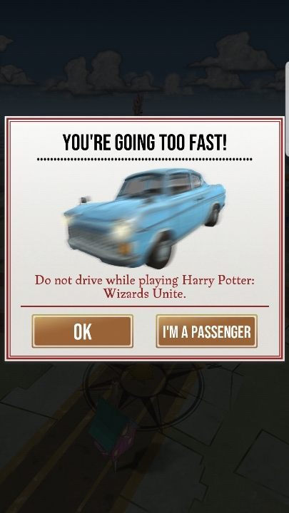 Die zweite Möglichkeit, die Spielmechanik zu umgehen, besteht darin, mit eingeschaltetem Spiel Auto / Bus oder Straßenbahn zu fahren - Cheats und Tricks in Harry Potter Wizards Unite - Grundlagen - Harry Potter Wizards Unite Guide