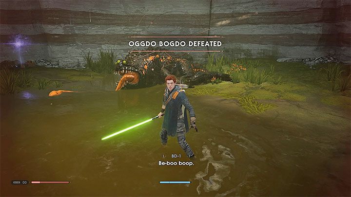 Besiege Oggdo Bogdo, um Erfahrungspunkte zu erhalten - Oggdo Bogdo (Planet Bogano) | Boss der Gefallenen Ordnung - Bosses - Star Wars Jedi Fallen Order Guide