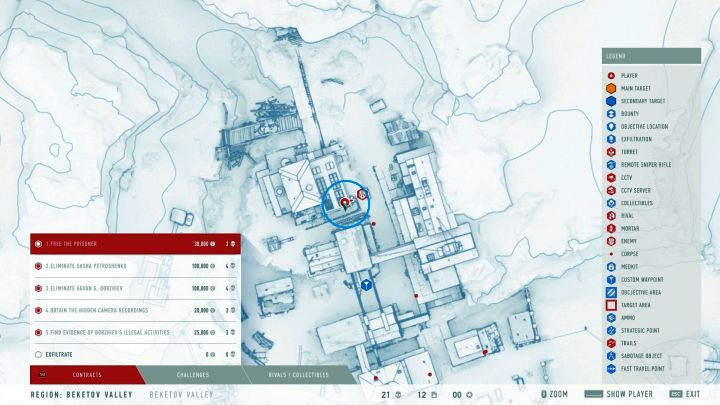 Default Dorzhevs Lage auf der Karte ... - Beketov Valley | Komplettlösung für Verträge mit Sniper Ghost Warrior - Komplettlösung - Leitfaden für Verträge mit Sniper Ghost Warrior