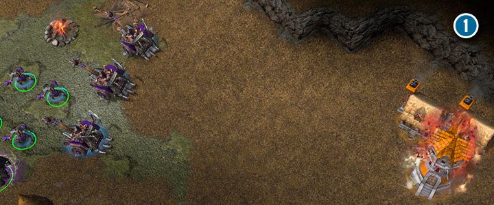 Verwenden Sie die Fleischwagen, um feindliche Wachtürme aus sicherer Entfernung zu zerstören. - Die Toten ausgraben | Warcraft III Reforged Walkthrough - Kampagne für Untote - Warcraft III Reforged Guide