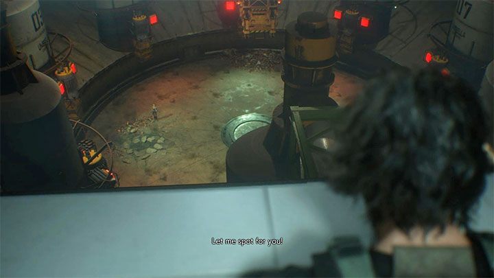 Der zweite Teil des Kampfes beginnt nach einer kurzen Zwischensequenz, in der Carlos - Resident Evil 3: Nemesis - NEST 2-Bosskampf - Nemesis-Bosskämpfe - Resident Evil 3-Leitfaden gezeigt wird