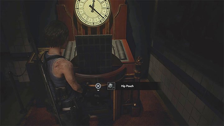 Der Beutel wird in einem Raum der U-Bahnstation aufbewahrt, in dem sich die erste Schreibmaschine befindet - Resident Evil 3: Geheimnisse der Innenstadt, Sammlerstücke - Sammlerstücke und Geheimnisse - Resident Evil 3 Guide