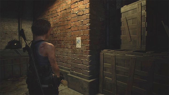 Die Notiz hängt an einer Wand in der Gasse, die Sie erkunden können, nachdem Sie durch die Garage gegangen sind - Resident Evil 3: Geheimnisse der Innenstadt, Sammlerstücke - Sammlerstücke und Geheimnisse - Resident Evil 3 Guide