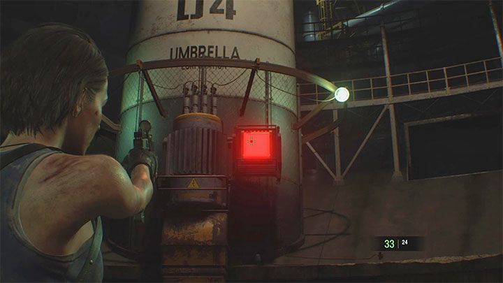 Finde den Panzer schnell und schieße 1 oder 2 rote Knöpfe - Resident Evil 3: Endgültiges Duell mit Nemesis-Komplettlösung - Walkthrough zur Geschichte - Resident Evil 3-Anleitung