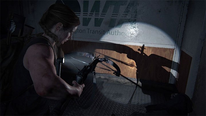 Die Armbrust befindet sich neben den menschlichen Überresten auf dem Schiff - The Last of Us 2: Armbrust - wie erhält man sie? - Kampf - Der Letzte von uns 2 Leitfaden