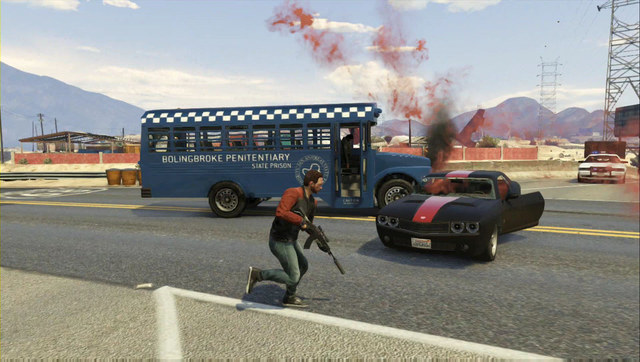 Stehlen Sie den Bus und schlagen Sie ihn nicht zu stark ein - Heist 2: Prison Break - Heists (DLC) - GTA 5 Guide