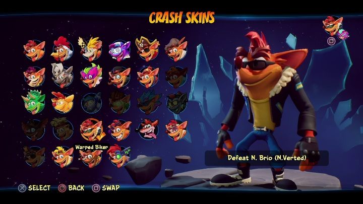 So entsperren Sie: schlagen Sie N - Crash 4: Crash-Skins - wie entsperren Sie? - Heroes Skins - Crash 4 Guide, Komplettlösung