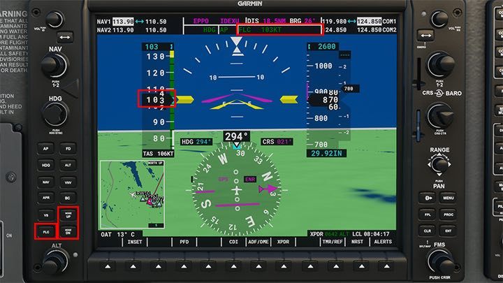 Der automatische Aufstieg funktioniert auch umgekehrt - mit automatischem Abstieg - Microsoft Flight Simulator: Autopilot - wie wird er bedient? - Fortgeschrittenes Fliegen - Microsoft Flight Simulator 2020-Handbuch