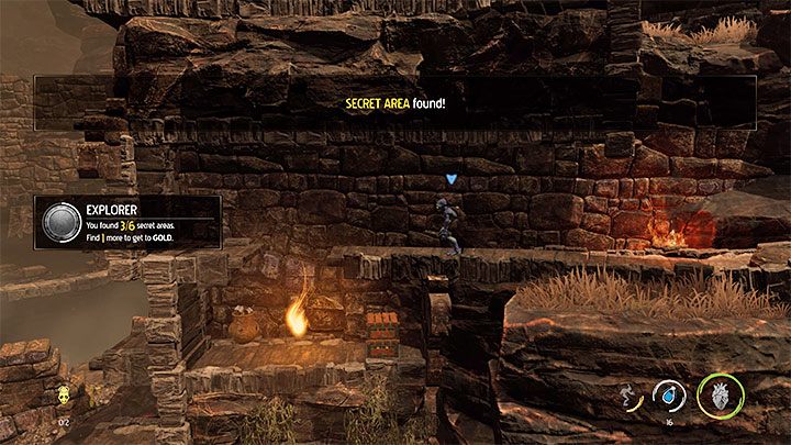 Gehe ein Stück nach links zurück und beginne zu klettern - Oddworld Soulstorm: Befreie festgesteckte Mudokons, die Ruinen - Komplettlösung - 2: Die Ruinen - Oddworld Soulstorm Guide
