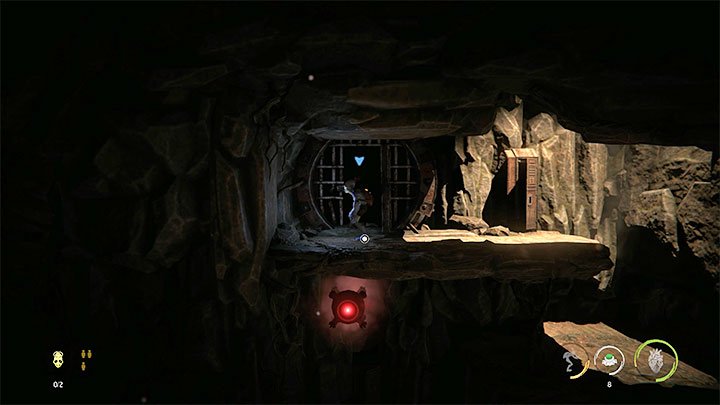 Der Ausgang der Mine befindet sich oben links - Oddworld Soulstorm: Befreiung von festgesteckten Mudokons, den Ruinen - Komplettlösung - 2: The Ruins - Oddworld Soulstorm Guide