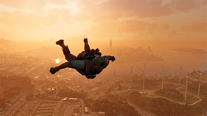 Ein Fallschirm und ein Wingsuit können Ihnen auch dabei helfen, effizienter über die Karte zu reisen - Far Cry 6: Fahrzeuge und andere Transportmittel - Grundlagen - Far Cry 6 Guide