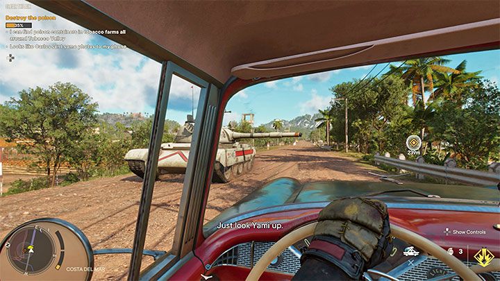Sie können aktiven Panzern in Militärbasen begegnen und während Sie die Spielwelt frei erkunden - Far Cry 6: Tank - wie kann man stehlen?  - FAQ - Far Cry 6-Leitfaden
