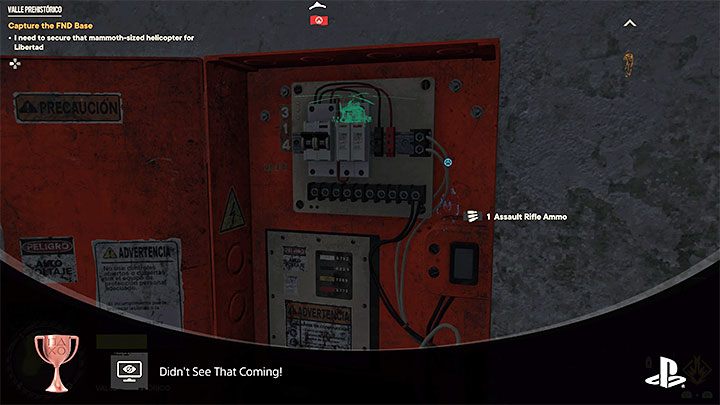 Finden Sie die Box des Sicherheitskontrollzentrums – Far Cry 6: Hatte das nicht kommen sehen!  Trophäe – wie bekomme ich sie?  - Trophäenführer - Far Cry 6-Führer