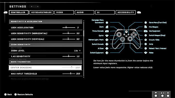 Halo Infinite verfügt über viele Steuerungsoptionen, dank derer Sie das Spiel besser an Ihre eigenen Vorlieben und den verwendeten Controller anpassen können – Halo Infinite: Tastenkombinationen – Anhang – Halo Infinite Guide