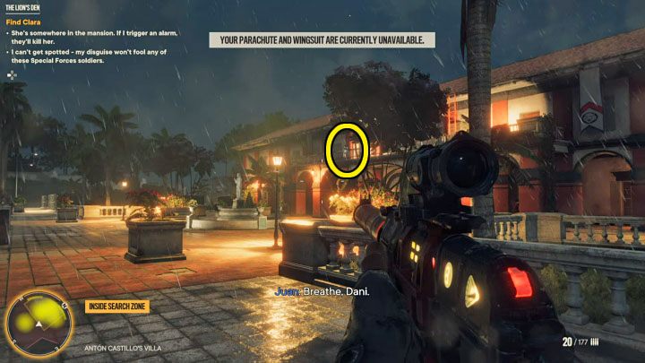 Ihr Ziel ist der auf dem Bild oben gezeigte seitliche linke Bereich – Far Cry 6: Die Höhle der Löwen – Komplettlösung – Esperanza – Far Cry 6 Guide