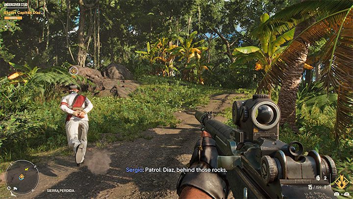 Captain Diaz ist zurückhaltend, kann sich aber noch bewegen – Far Cry 6: Undercover Stud – Walkthrough – Orange Stories – El Este – Far Cry 6 Guide