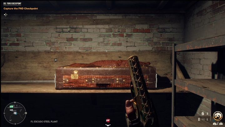 Diese Waffe liegt auf einem Holzregal in einem der Lagerräume des Feindes – Far Cry 6: Werfer, Einzigartige Waffen – Liste – Einzigartige Waffen – Far Cry 6 Guide