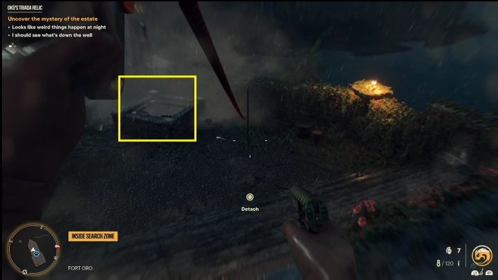 Es ist Zeit, in den Brunnen zu springen, wo sich der Durchgang öffnete – Far Cry 6: Okus Triada Relic – Schatzsuche (Valle De Oro) – Valle De Oro – Far Cry 6 Guide