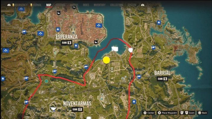 Ort: Nördlicher Teil von Noventarmas, am Ufer des Wasserreservoirs – Far Cry 6: Valle De Oro – Flugabwehrgeschütze, Liste militärischer Ziele – Flugabwehrgeschütze – Far Cry 6 Guide