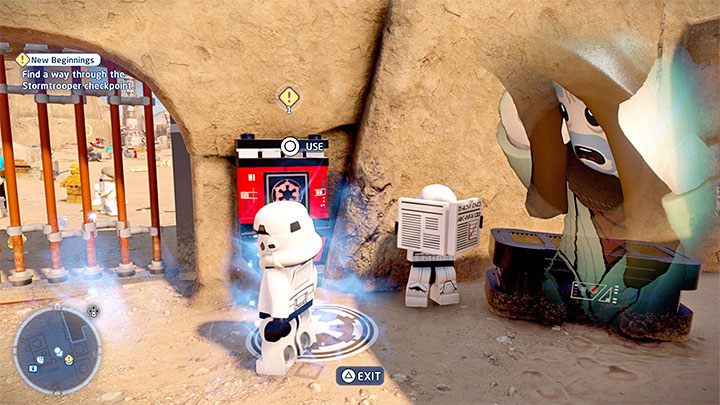 Gehen Sie in Mos Eisley zur Kantine – LEGO Skywalker Saga: Hunk of Junk – Komplettlösung – Episode 4 – Eine neue Hoffnung – LEGO Skywalker Saga Guide