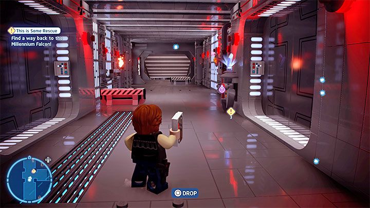 Der besiegte Offizier lässt eine Zugangskarte fallen – LEGO Skywalker Saga: This is Some Rescue – Komplettlösung – Episode 4 – Eine neue Hoffnung – LEGO Skywalker Saga Guide