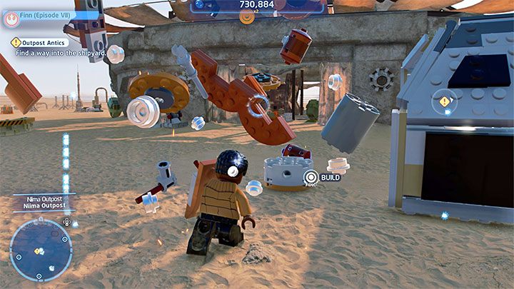Das neue Missionsziel besteht darin, den Streitkräften der Ersten Ordnung zu entkommen – LEGO Skywalker Saga: Low Flying Garbage – Komplettlösung – Episode 7 – Das Erwachen der Macht – LEGO Skywalker Saga Guide