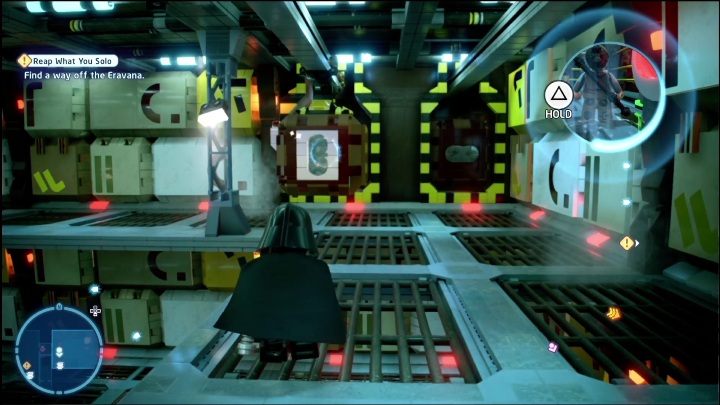 Zu Beginn der Mission befinden Sie sich in einem Raum mit erhöhtem Boden – LEGO Skywalker Saga: Das Erwachen der Macht – Liste der Sammlerstücke und Belohnungen – Minikits – LEGO Skywalker Saga Guide
