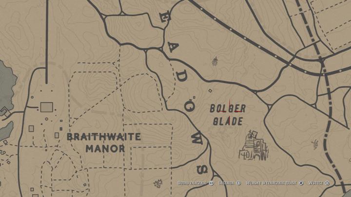 Bolger Glade befindet sich in der Gegend von Scarlett Meadows in der Region Lemoyne – Red Dead Redemption 2: Bolger Glade – wo ist es und was kann man dort finden?  - Erkundung der Spielwelt - Leitfaden zu Red Dead Redemption 2