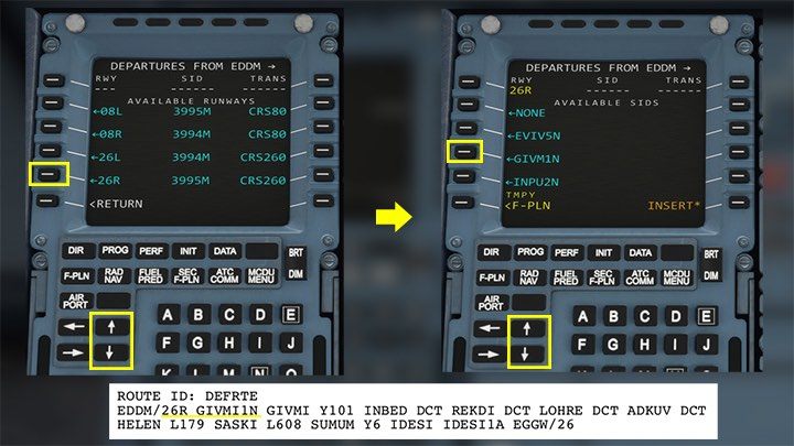 From now on, the list of navigational points must be somewhere at hand - Microsoft Flight Simulator: How to program MCDU on-board computer? - Passenger aircraft - Microsoft Flight Simulator 2020 Guide