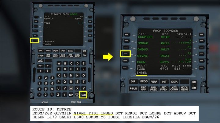 First of all, it is worth clicking the CLR button to clear the error message - Microsoft Flight Simulator: How to program MCDU on-board computer? - Passenger aircraft - Microsoft Flight Simulator 2020 Guide