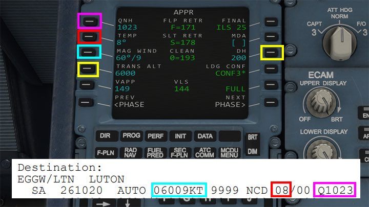 On the left side of the screen there are fields for entering METAR weather data - Microsoft Flight Simulator: How to program MCDU on-board computer? - Passenger aircraft - Microsoft Flight Simulator 2020 Guide
