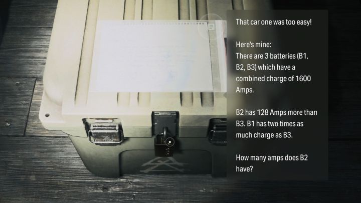 3 – Alan Wake 2: Wie viele Ampere hat B2?  - FAQ - Alan Wake 2 Guide