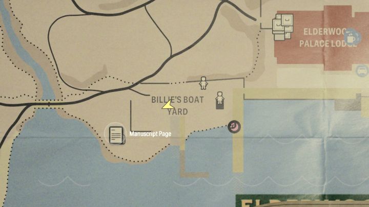 Sie finden diese Seite südwestlich von Billie's Boat Yard in der Region Bright Falls – Alan Wake 2: Alle Manuskriptseiten – Return 5-7 – Return – Saga Anderson – Alan Wake 2 Guide