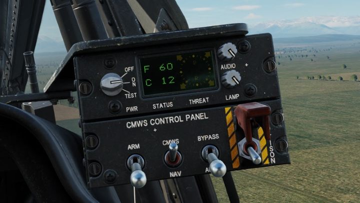 Das Infrarot-Lenkflugkörper-Warnsystem CMWS ist kein integraler Bestandteil des Apache - DCS AH-64D Apache: ASE - Aircraft Survivability Equipment - Systems and Sensors - DCS AH-64 Apache Guide