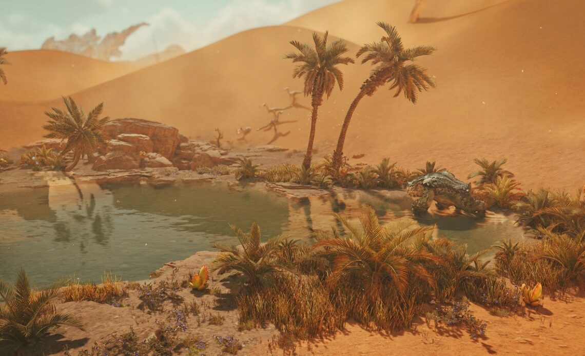 Monster Hunter Wilds mit flackernden Felsen und Texturen. Es gibt eine Lösung