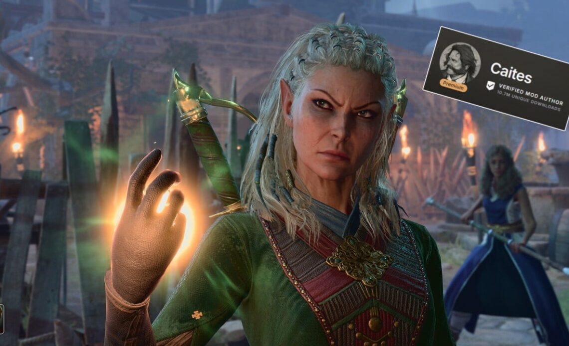 Baldurs Gate 3 Caites 'Mods sind nach Patch 8 kaputt, aber wenn er ihn anschreibt, wird es nicht reparieren
