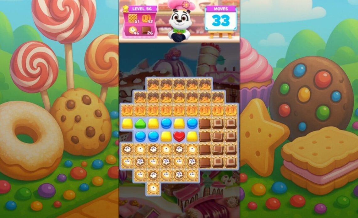 Auf der „Landmasse hoch oben flach auf der Oberseite“ in Cookie Jam steckt? Hier ist die Antwort