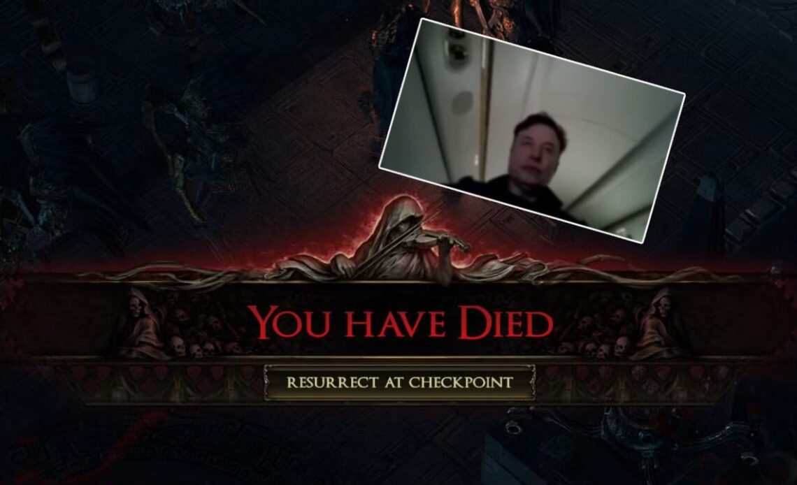 Elon Musk versucht zu beweisen, dass er wieder ein Profi -Spieler ist und scheitert während des Poe 2 -Streams kläglich kläglich