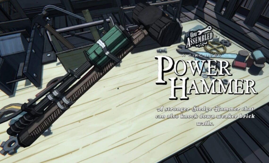 Jeder Ort, an dem Sie Power Hammer in Blue Prince verwenden können